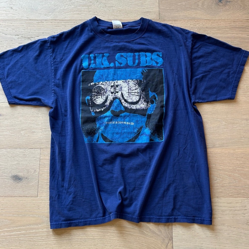 Vintage UK Subs Another Kind of Blues Navy Blue Graphic T-Shirt Mens XL Anvil
